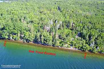 Kanada Grundstück mit Ufer am Bras d‘Or Lake zu verkaufen auf Cape Breton Island, Nova Scotia