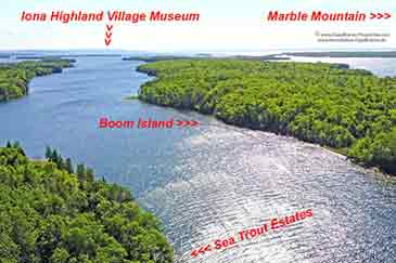 Kanada Grundstück mit Ufer am Bras d‘Or Lake zu verkaufen auf Cape Breton Island, Nova Scotia